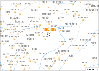 map of Madane