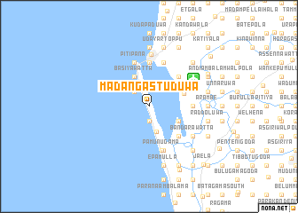 map of Madangastuduwa