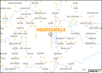 map of Madangdangla