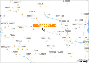 map of Madangdudŭk