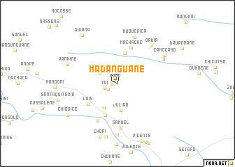 map of Madanguane