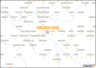 map of Mādangyang