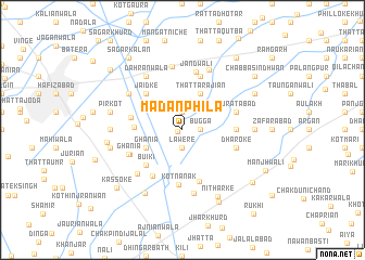 map of Madan Phīla