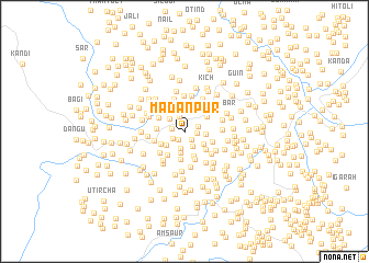 map of Madanpur