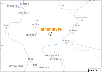 map of Ma‘danū\