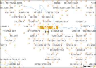 map of Madanwala