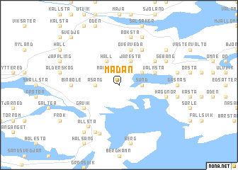 map of Mädan