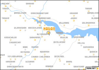 map of Ma‘dan