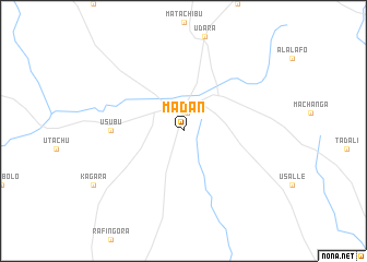 map of Madan