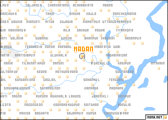 map of Madan