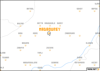 map of Mada Ourey