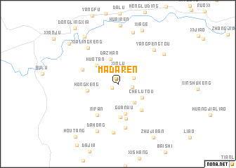 map of Madaren