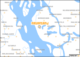 map of Mādārganj