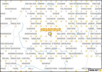 map of Mādāripur