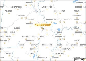 map of Mādārpur