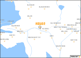 map of Madār