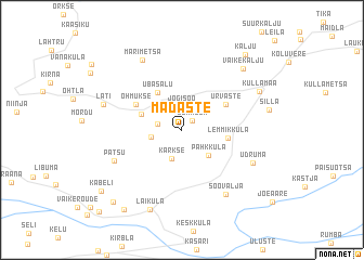 map of Madaste