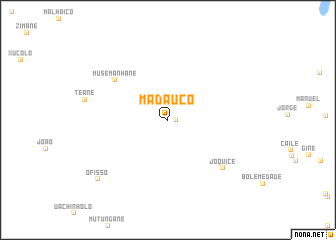 map of Madauco