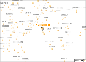 map of Madaula