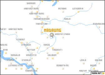 map of Madaung