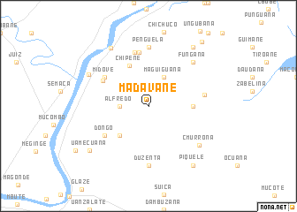 map of Madavane