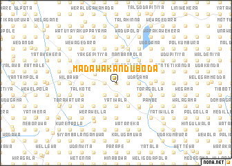 map of Madawa Kanduboda