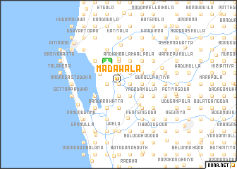 map of Madawala