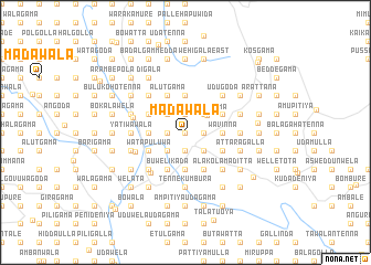 map of Madawala