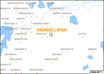 map of Madawallanda