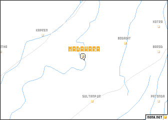 map of Madāwarā