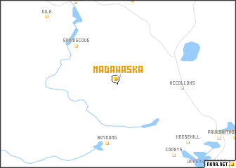 map of Madawaska