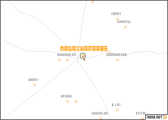 map of Madax Waraabe