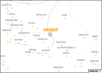 map of Madbūn