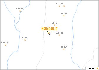 map of Maddale