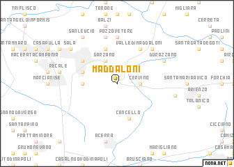 map of Maddaloni