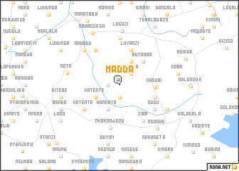 map of Madda