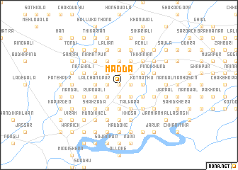 map of Madda