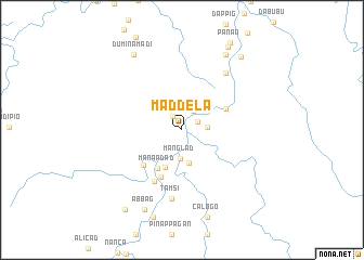 map of Maddela