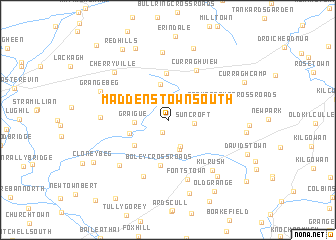 map of Maddenstown South