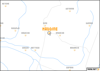 map of Maddine