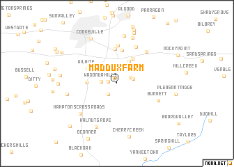 map of Maddux Farm