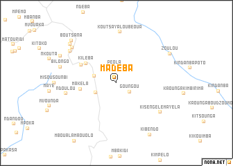 map of Madéba