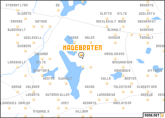 map of Madebråten