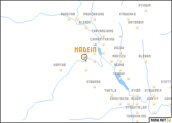 map of Madein