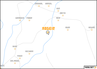 map of Madeir