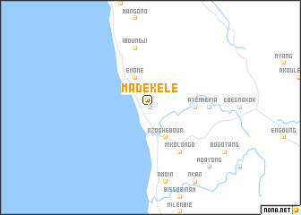 map of Madekélé