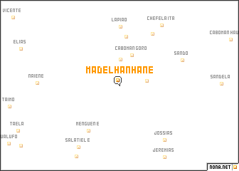 map of Madelhanhane