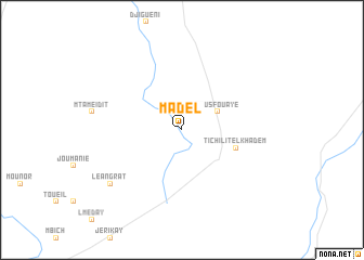 map of Madèl
