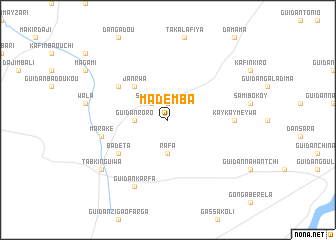 map of Mademba