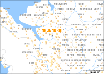 map of Mademokai